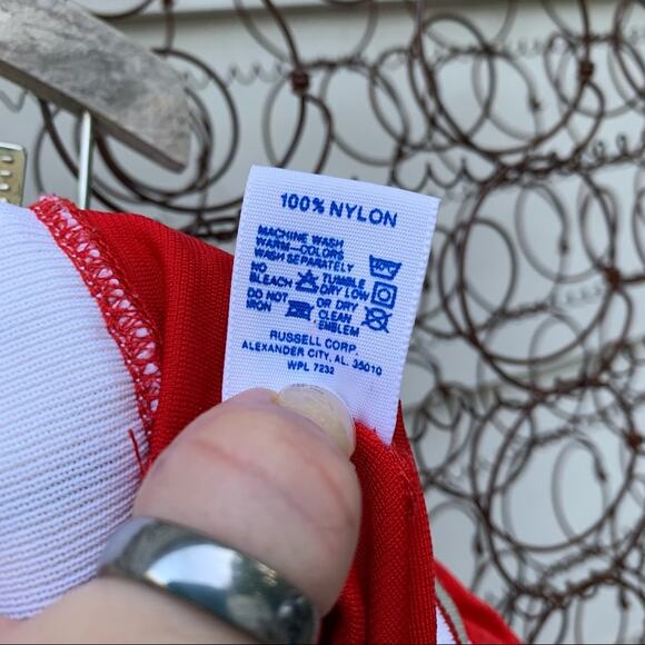 Vintage 90s Russell Athletic red slinky shorts - Picture 7 of 7